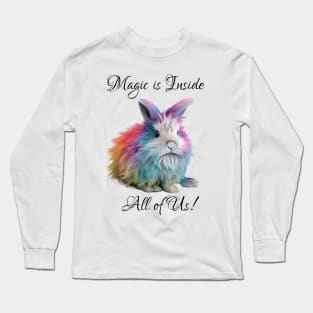 Fluffy Bunny Magic Long Sleeve T-Shirt